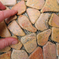 Pink Flagstone Patio Sheet