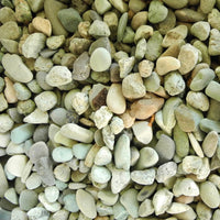 Mini Garden Pebbles, Sea Green, Tumbled Stone