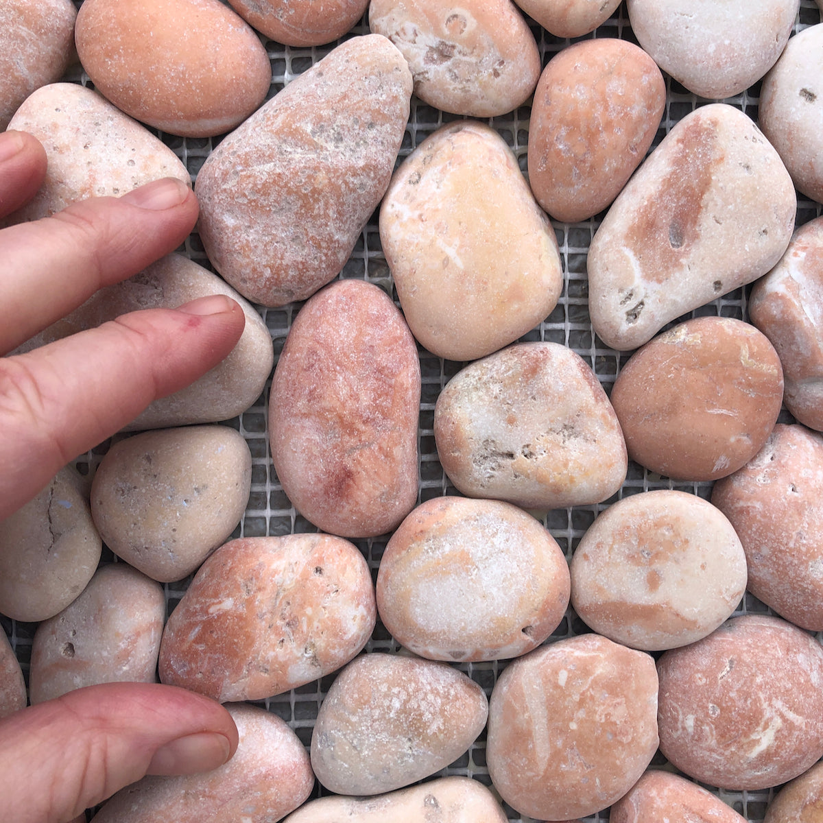 Pretty in Pink Stone Patio Sheet