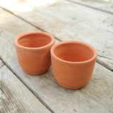 Terra Cotta Planter Set of 2, Cylinder