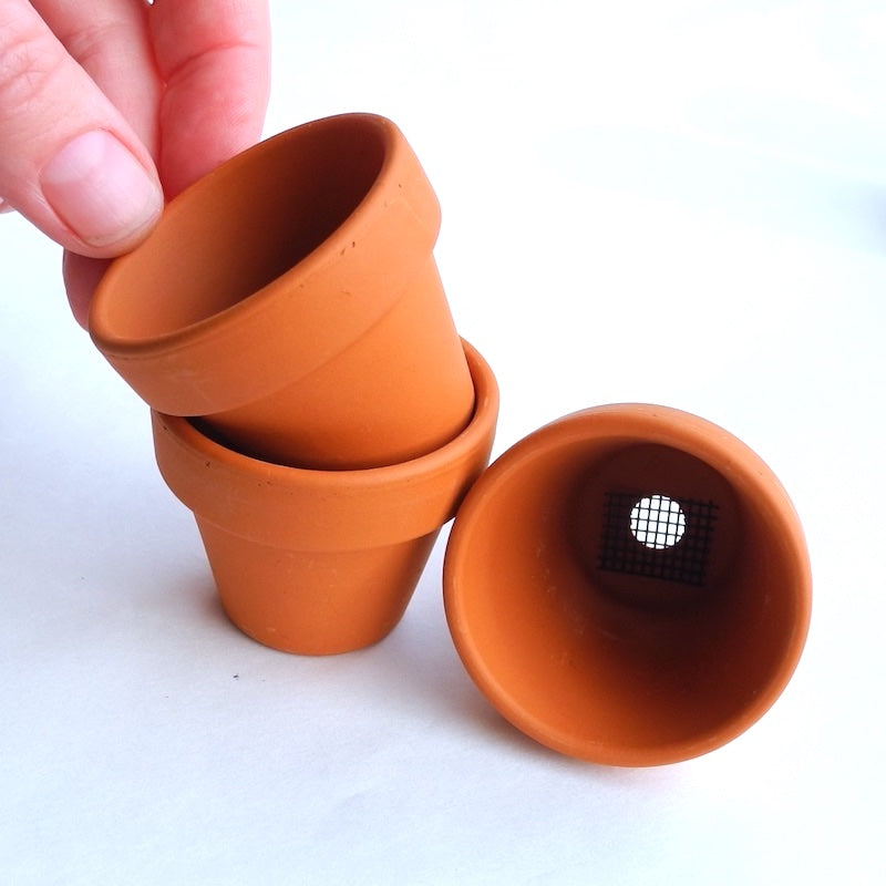 Terra Cotta Pots (WP) Set of 3, Medium