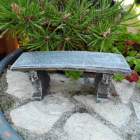 Lil' Crooked Bench - Faux Stone