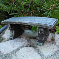 Lil' Crooked Bench - Faux Stone