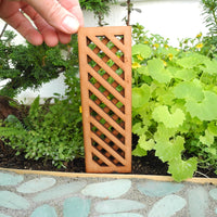 Mini Cedar Trellis, Small, Staked