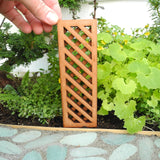 Mini Cedar Trellis, Small, Staked