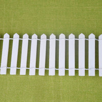 White Wood Fence, 16" with Stakes