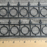 Victorian Border Fencing, With Stakes, 2 pcs.